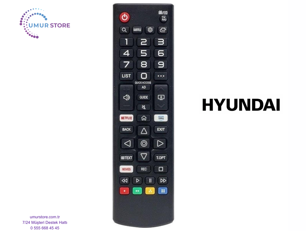 Hyundai 42HYN2102 Webos Smart Televizyon Kumandası-Mikrofonsuz Hyundai 42HYN2102 Webos Smart Televizyon Kumandası-Mikrofonsuz