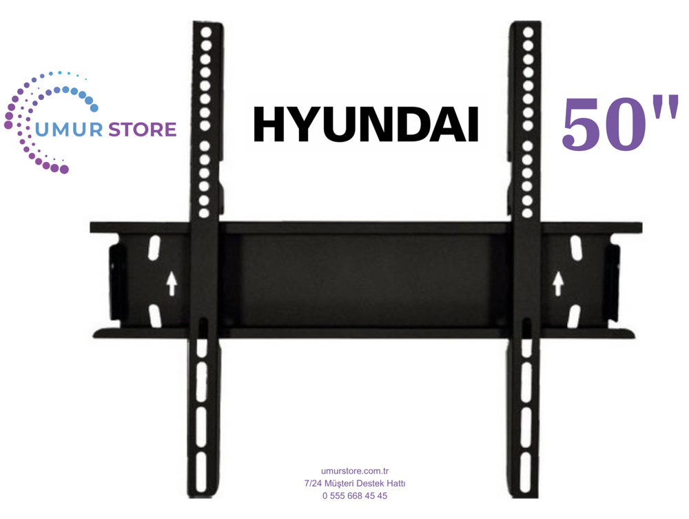 Hyundai 50HYN2205 50" 127 Ekran 4K 42”, 43”, 49”, 50” Uyumlu Lcd