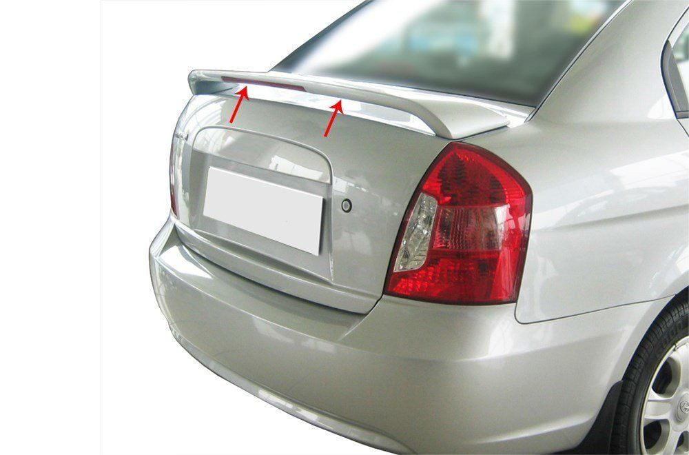 Hyundai Accent Uyumlu Era Mc Spoiler Bagaj Yüksek (Işıklı) Fiber 
