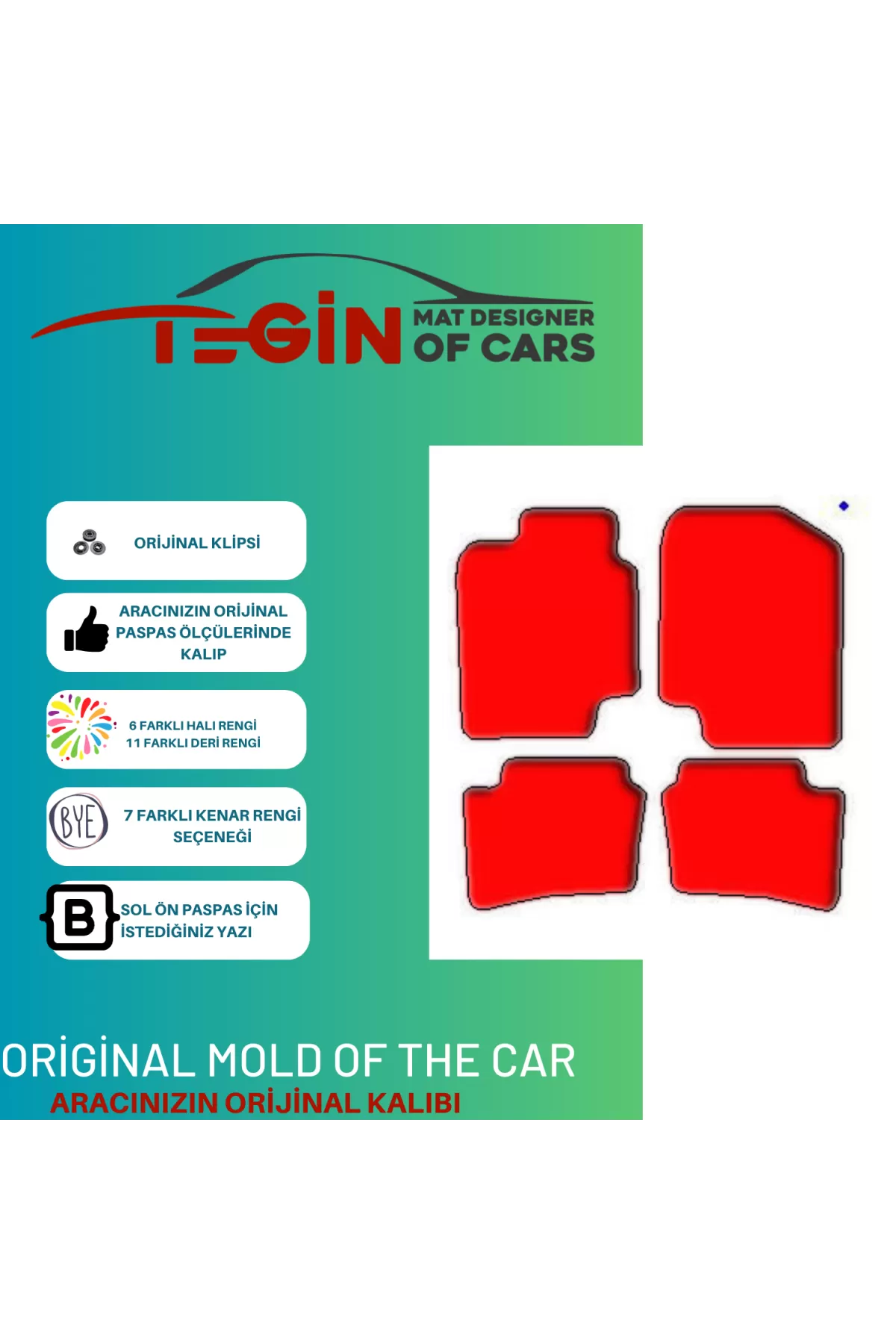 Hyundai Accent Blue 2011 Ve Sonrası Prime Bej Halı Beyaz Kenar Ha