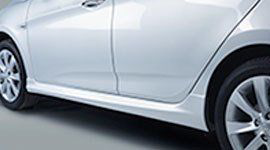 Hyundai Accent Uyumlu Blue Yan Marşpiyel