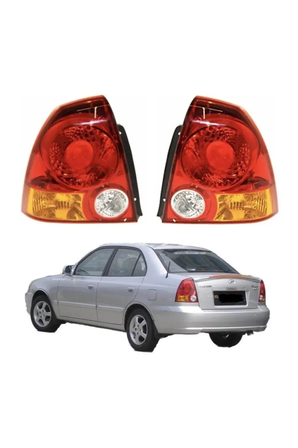 Hyundai Accent Admire Sağ Ve Sol Stop Lambası Takımı 2003--2005
