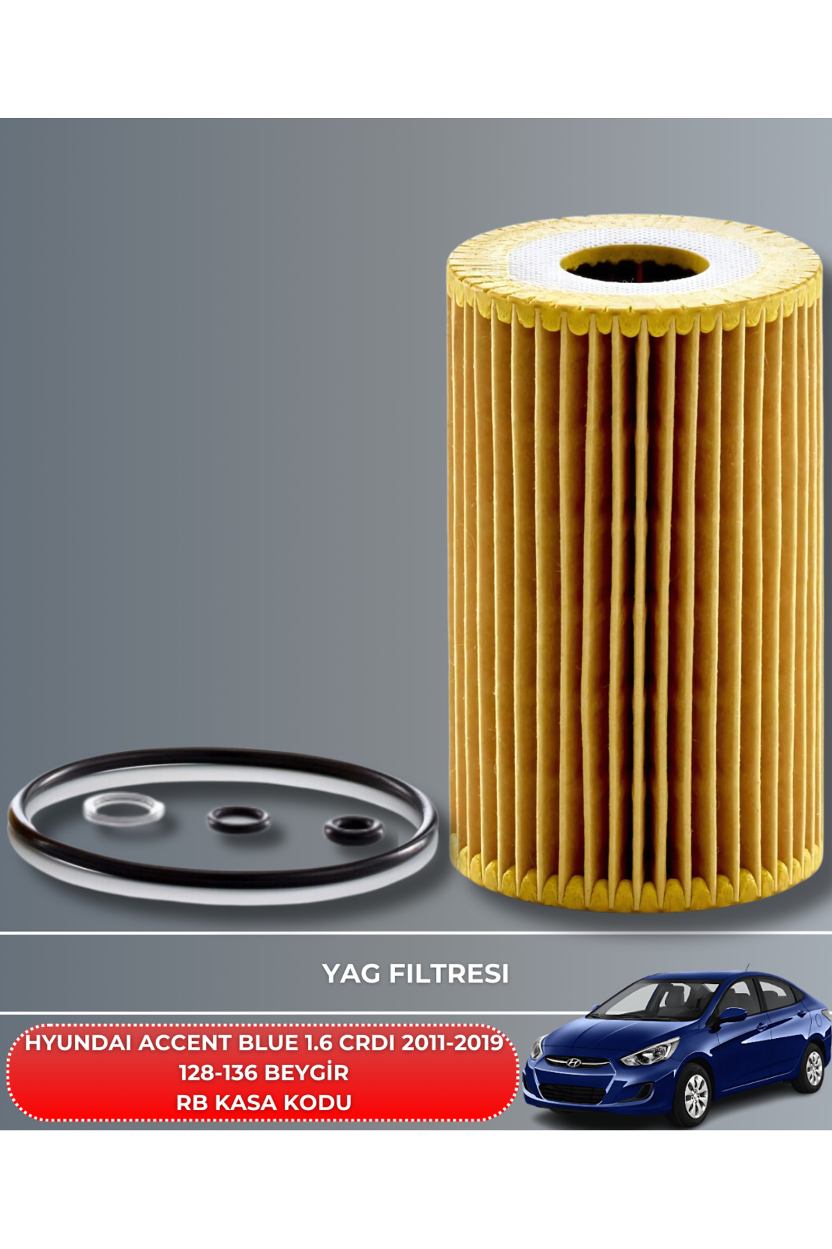 HYUNDAI ACCENT BLUE 1.6 CRDI 2011-2012-2013-2014-2015-2016-2017-2