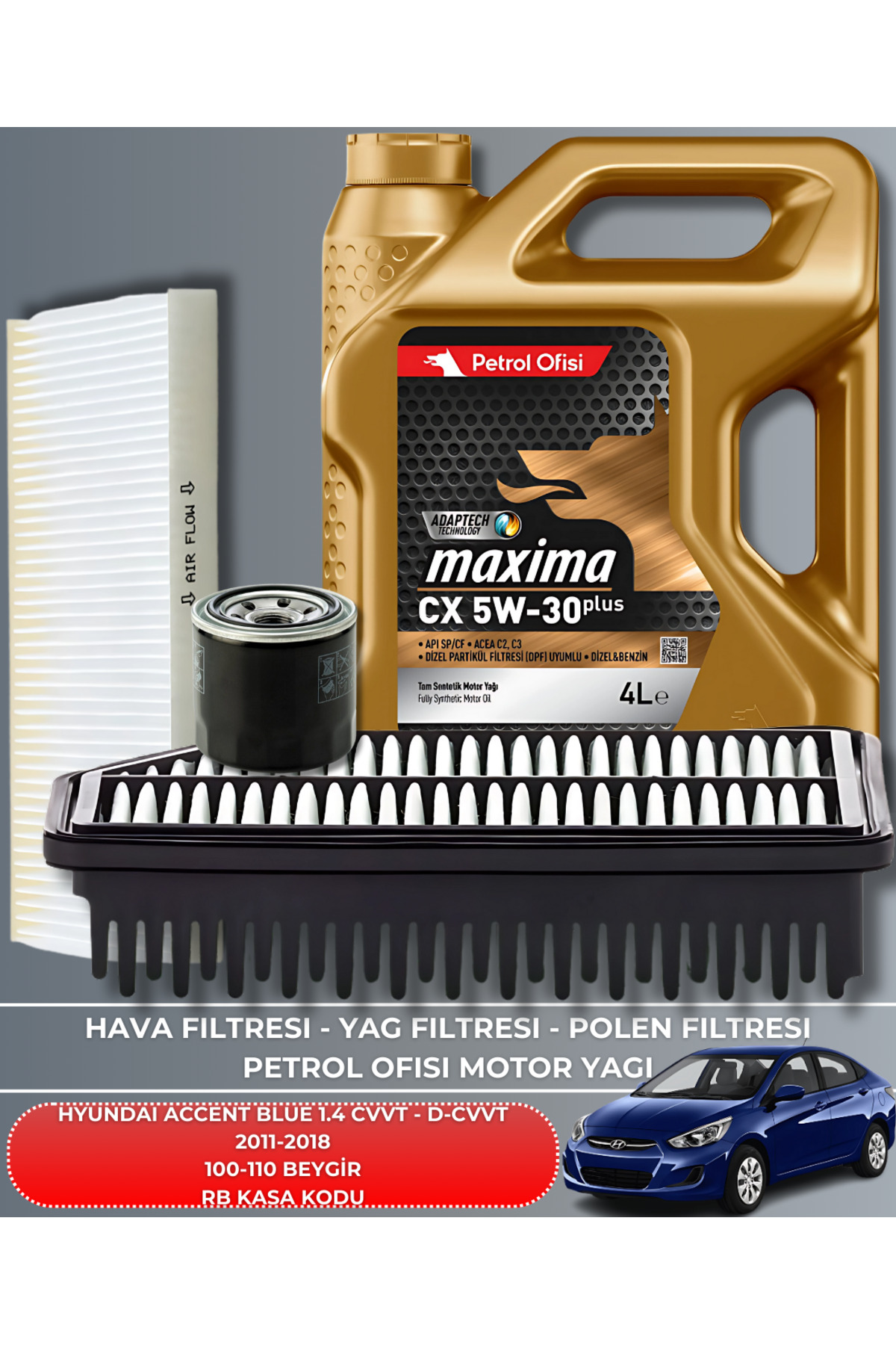 HYUNDAI ACCENT BLUE 1.4 CVVT - 1.4 D-CVVT 2011-2012-2013-2014-201