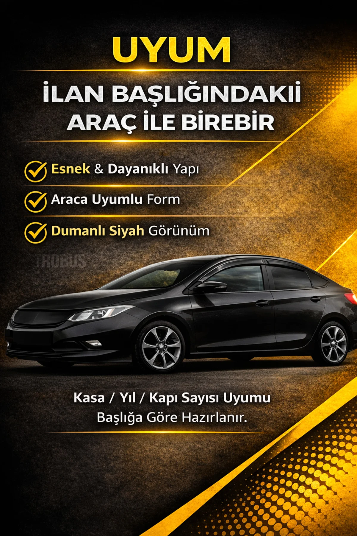 Hyundai Accent Era 2006-2012 1.4/1.6 Dizel Cam Rüzgarlığı 4'lü