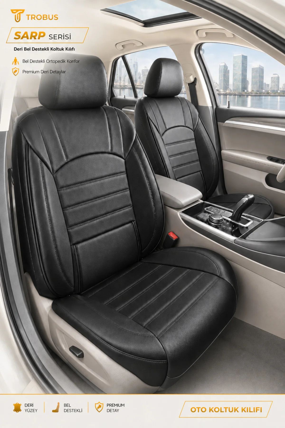 Hyundai Accent Era Sedan 2006-2011   Aracınıza Uyumlu Siyah Sarp Serisi Bel Destekli Kılıf Fiyatı, Yorumları ve Özellikleri