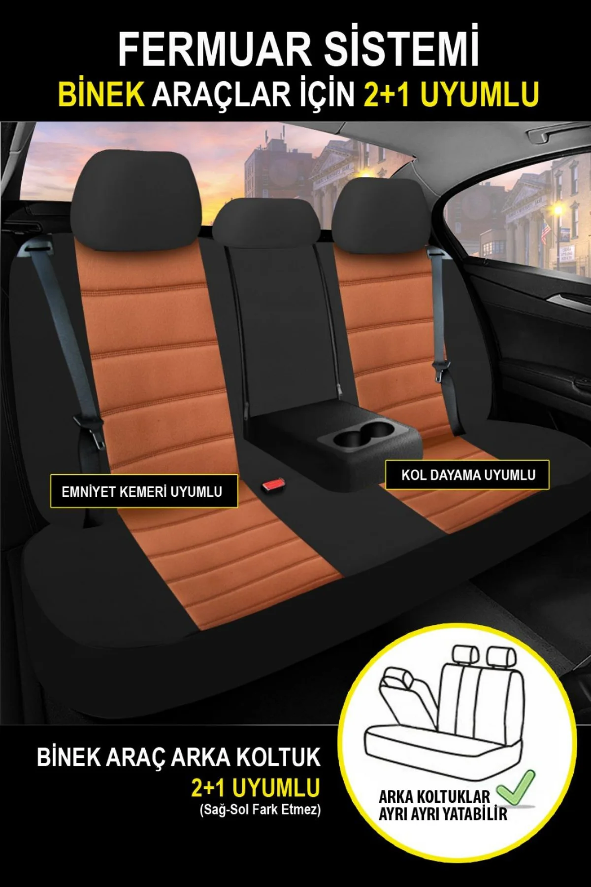Hyundai Accent Era Sedan 2006-2011   Aracınıza Uyumlu Taba Başak Serisi Tay Tüyü