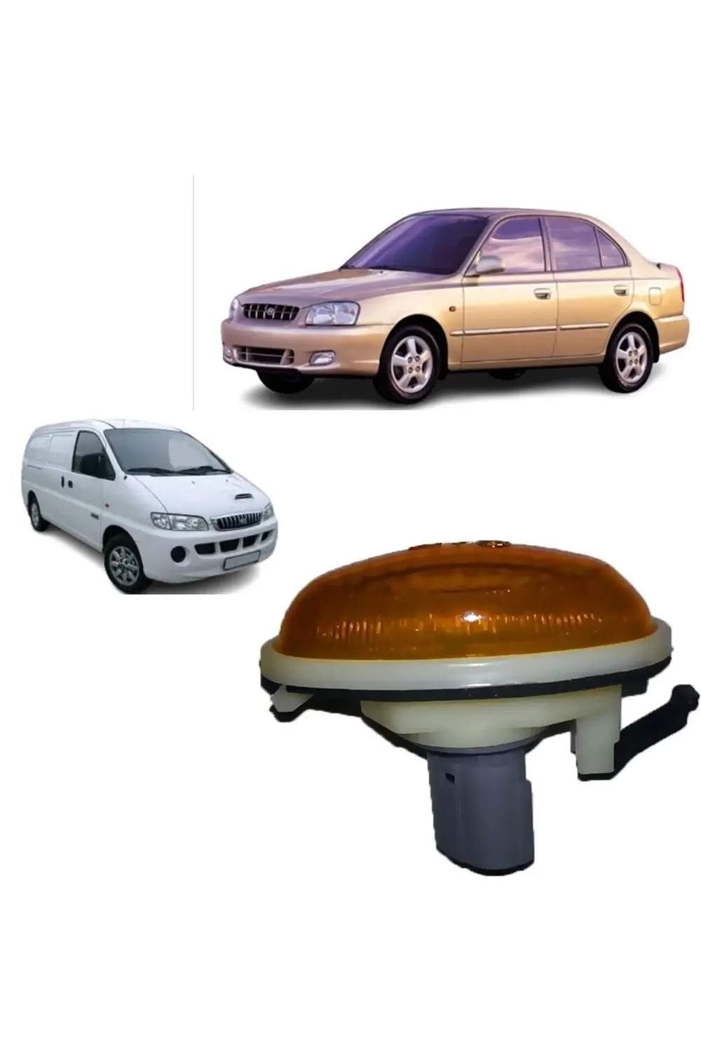 Hyundai Accent Milenium Atos Starex Çamurluk Sinyal Lambası 2adet