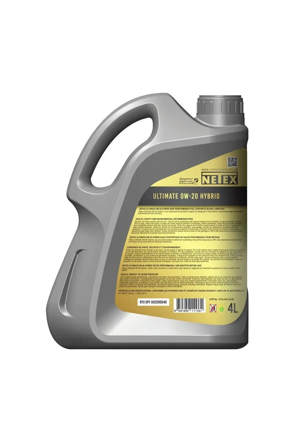 HYUNDAI BAYON 1.4 MPI 2021-2023 BAKIM SETİ+NETEX 0W20 4LT MOTOR Y