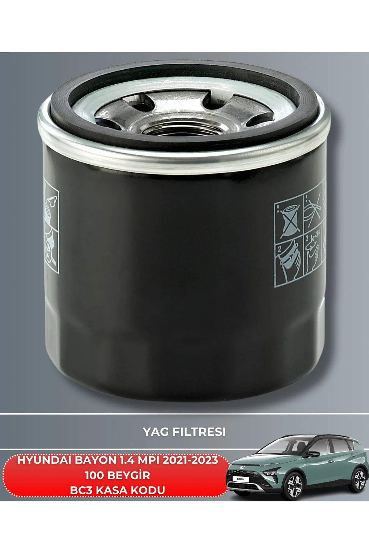 HYUNDAI BAYON 1.4 MPI 2021-2023 113 BEYGİR HAVA YAĞ POLEN FİLTRE 