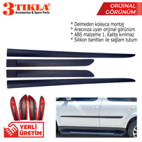 Hyundai Bayon 2023 Kırılmaz ABS Yan Kapı Koruma Çıtası Siyah 1. K