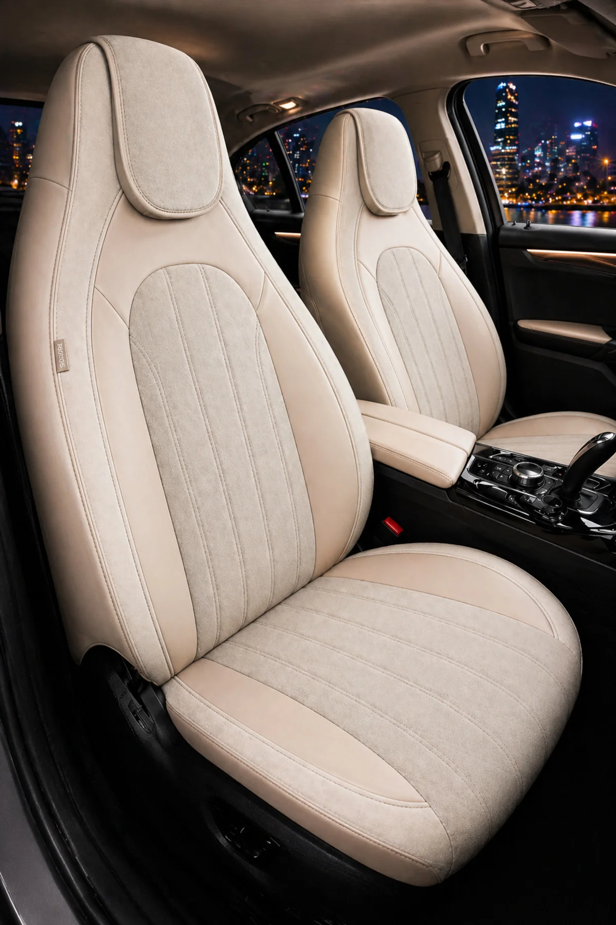 Hyundai Elantra 2011 ve Sonrası Bel Destekli Tay Tüyü Koltuk Kılıfı Tokyo Serisi Bej Fiyatı, Yorumları ve Özellikleri