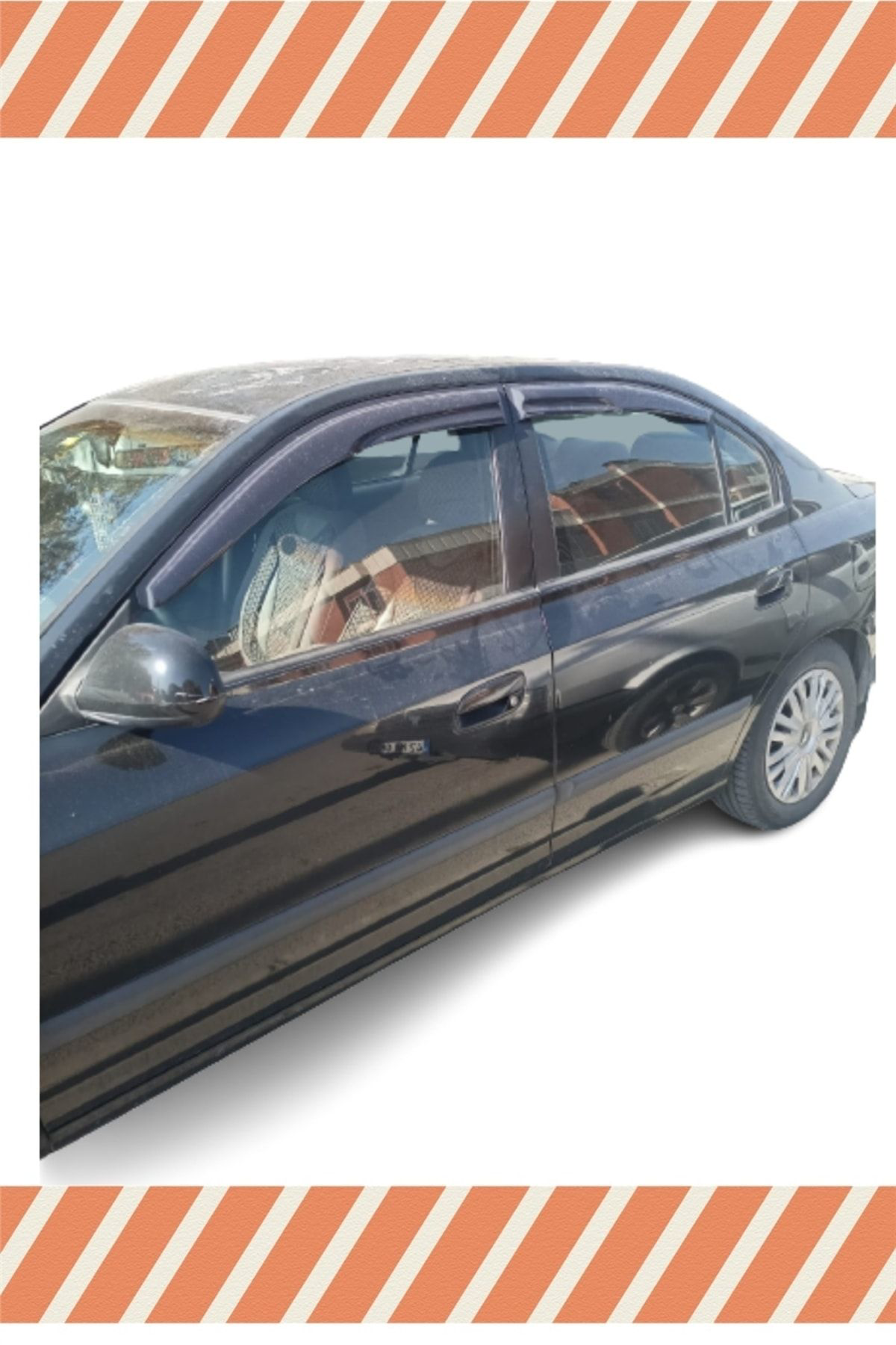 Hyundai Elantra 2002-2007 4'lü Mügen Tip Cam Rüzgarlığı
