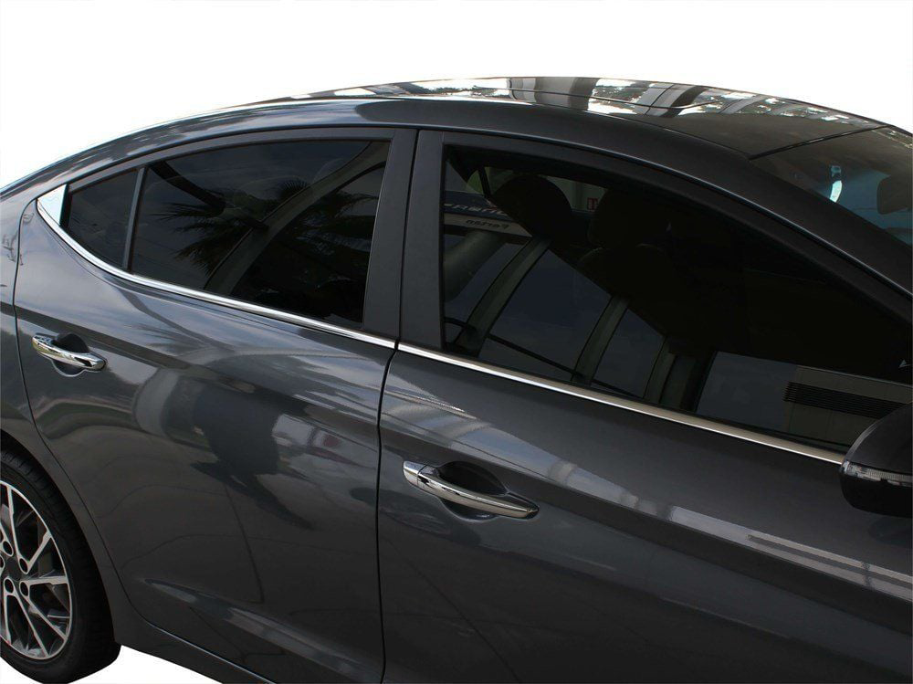 Hyundai Elantra Uyumlu 6 Cam Çıtası 6  Parça Krom 2016 Ve Sonrası