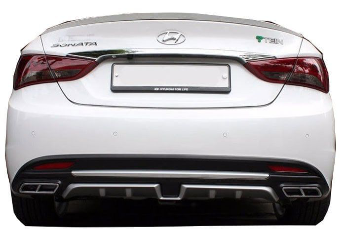 Hyundai Elantra Uyumlu 2012 - 2016 Arka Tampon Eki - Difüzör (Pla