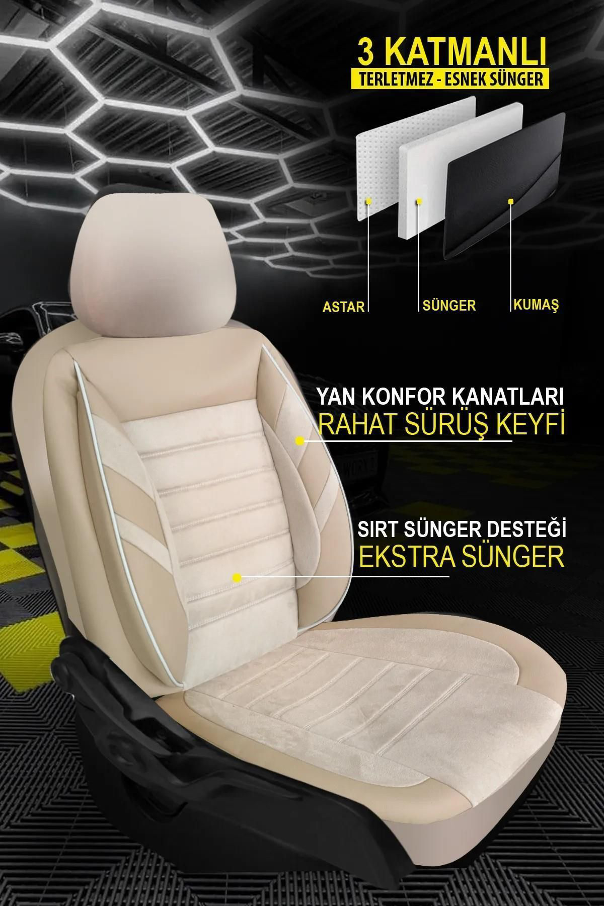 HYUNDAI ELANTRA 2016-2021Uyumlu Oto Koltuk Kılıfı Comfort Serisi 