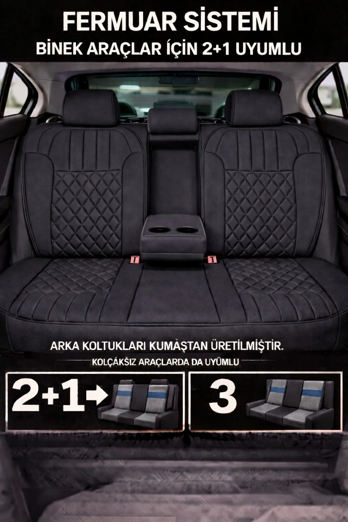 Hyundai ELENTRA 2003-2008 Uyumlu Zerafet 5 Parça Ortopedik Oto Koltuk Minderi Terletmez Siyah Fiyatı, Yorumları ve Özellikleri