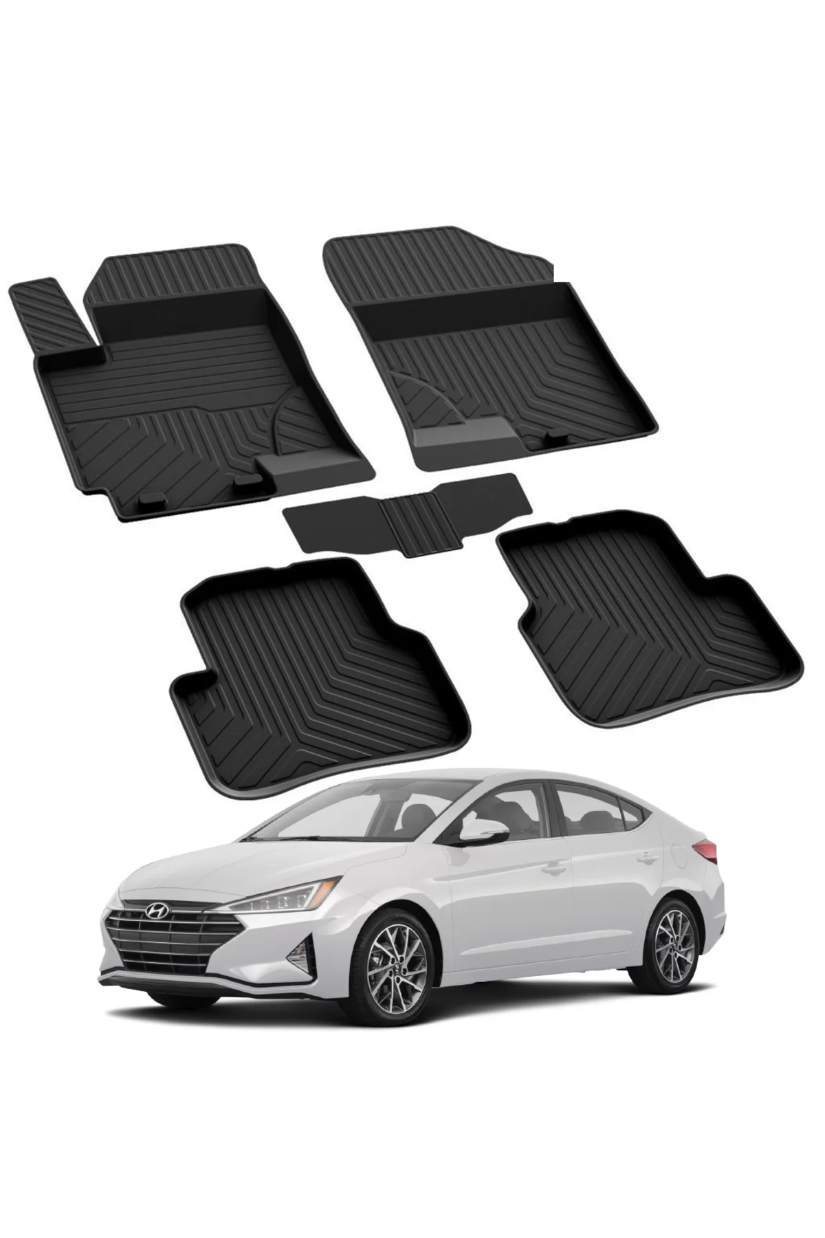 HYUNDAİ ELENTRA 7 2020-2024 Model Yılları İçin Uyumlu Yeo 4D Havuzlu Paspas Takımı Fiyatı, Yorumları ve Özellikleri