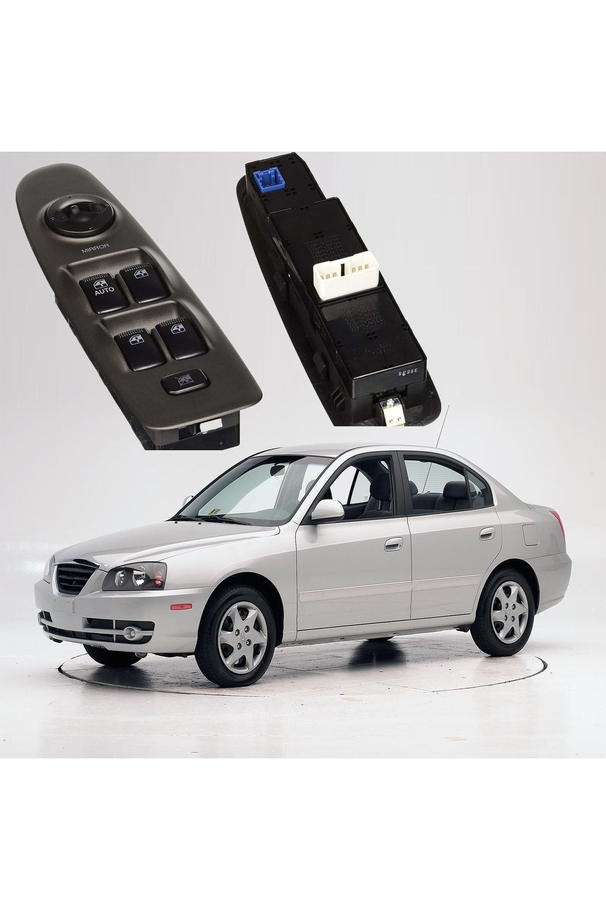 Mcar Hyundai Elentra Sol Dörtlü Cam Düğmesi 2002--2006 Uyumlu