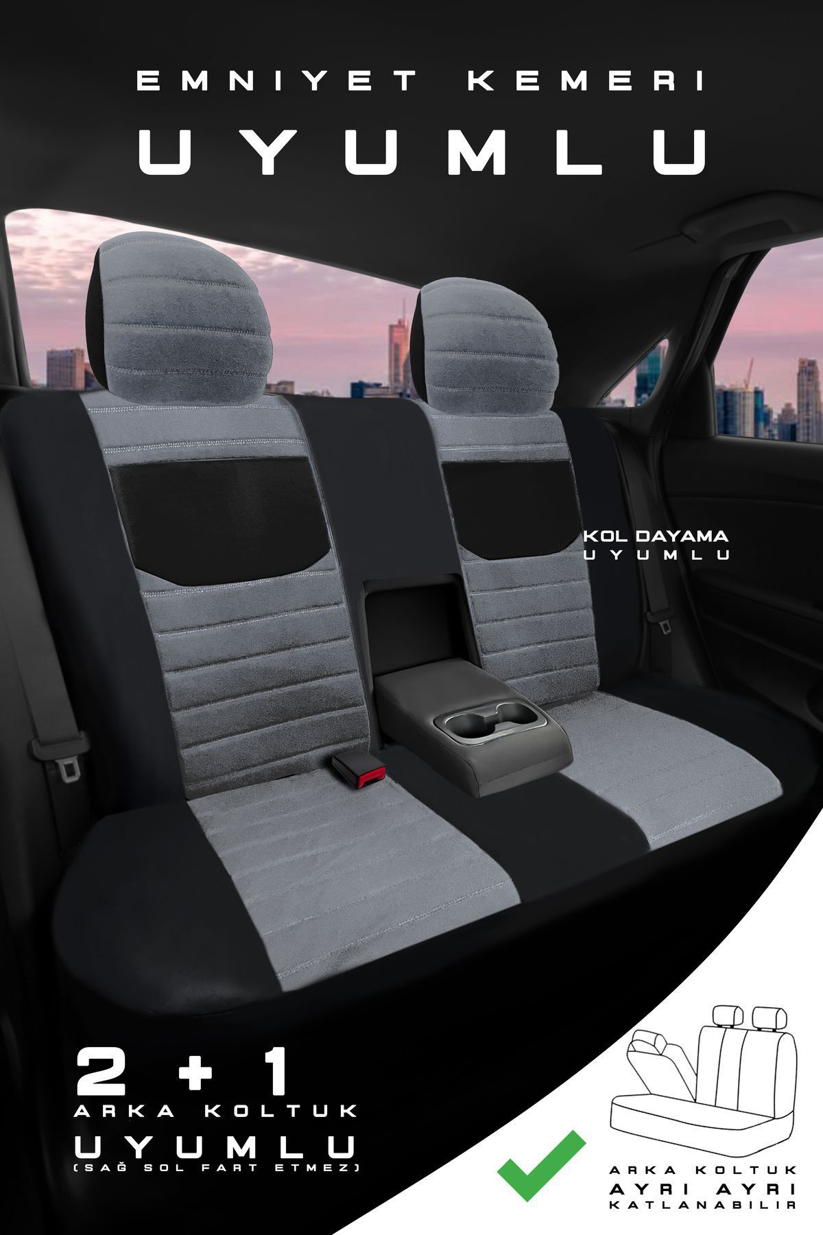 Hyundai Elentra Sedan 2016-2020 Aracınıza Uyumlu Koltuk Kılıfı Ta