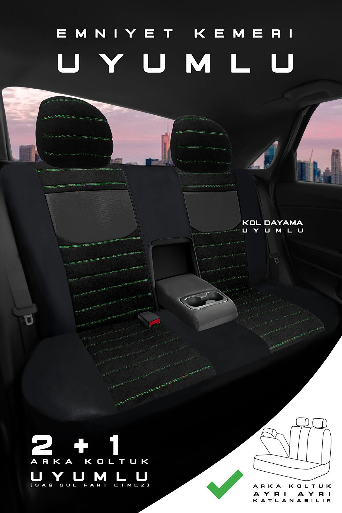 Hyundai Elentra Sedan 2016-2020 Aracınıza Uyumlu Koltuk Kılıfı Ta