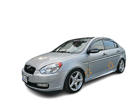 Hyundai Era Uyumlu (2006 - 2012) Marşpiyel Seti (Plastik)