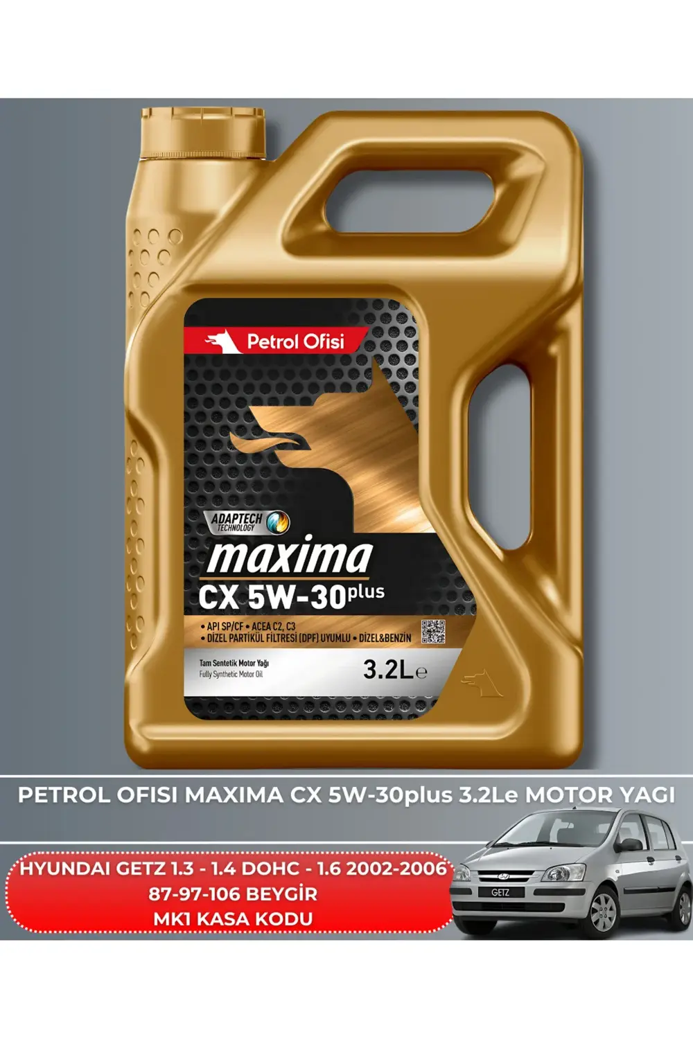 HYUNDAI GETZ 1.3 - 1.4 DOHC - 1.6 2003-2004-2005-2006-2007-2008-2