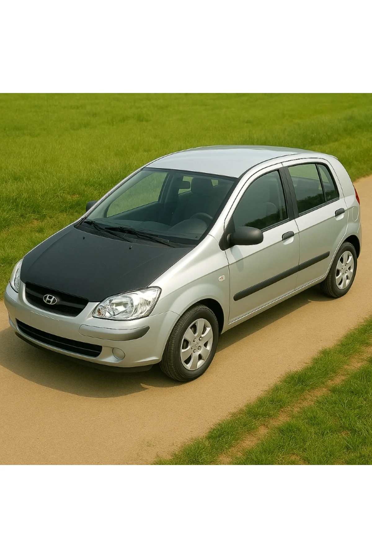 Hyundai Getz 2002–2011 Tam Kaput Maskesi – Suni Deri Koruma Kaplama - Görsel 3