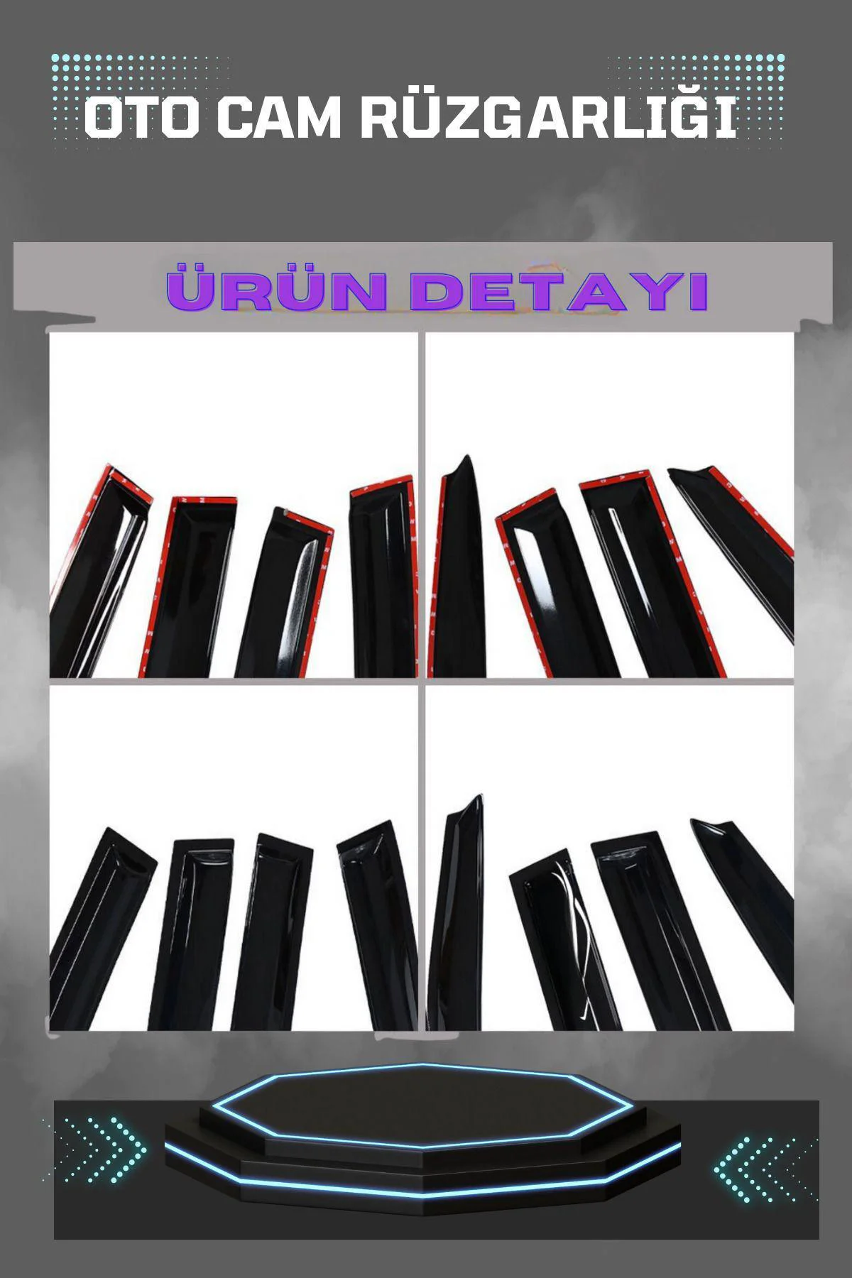 Hyundai Getz 2007 Cam Rüzgarlığı 4lü Takım