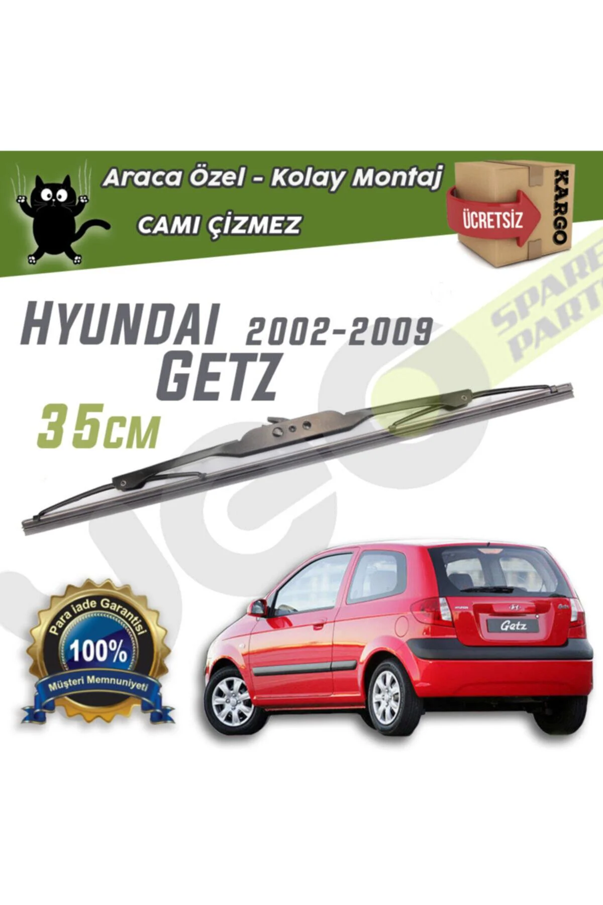 Hyundai Getz Arka Silecek 2002-2009