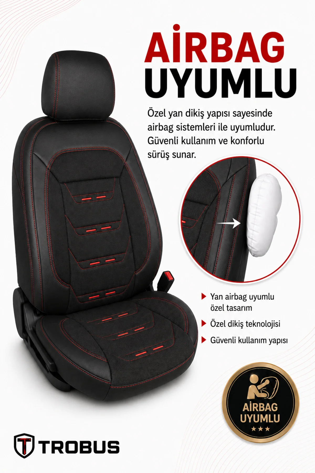 Hyundai H100 1994-2012 Uyumlu Prestige Line Keten Serisi Oto Koltuk Kılıfı Siyah Kırmızı Hyundai H100 1994-2012 Uyumlu Prestige Line Keten Serisi Oto Koltuk Kılıfı Siyah Kırmızı