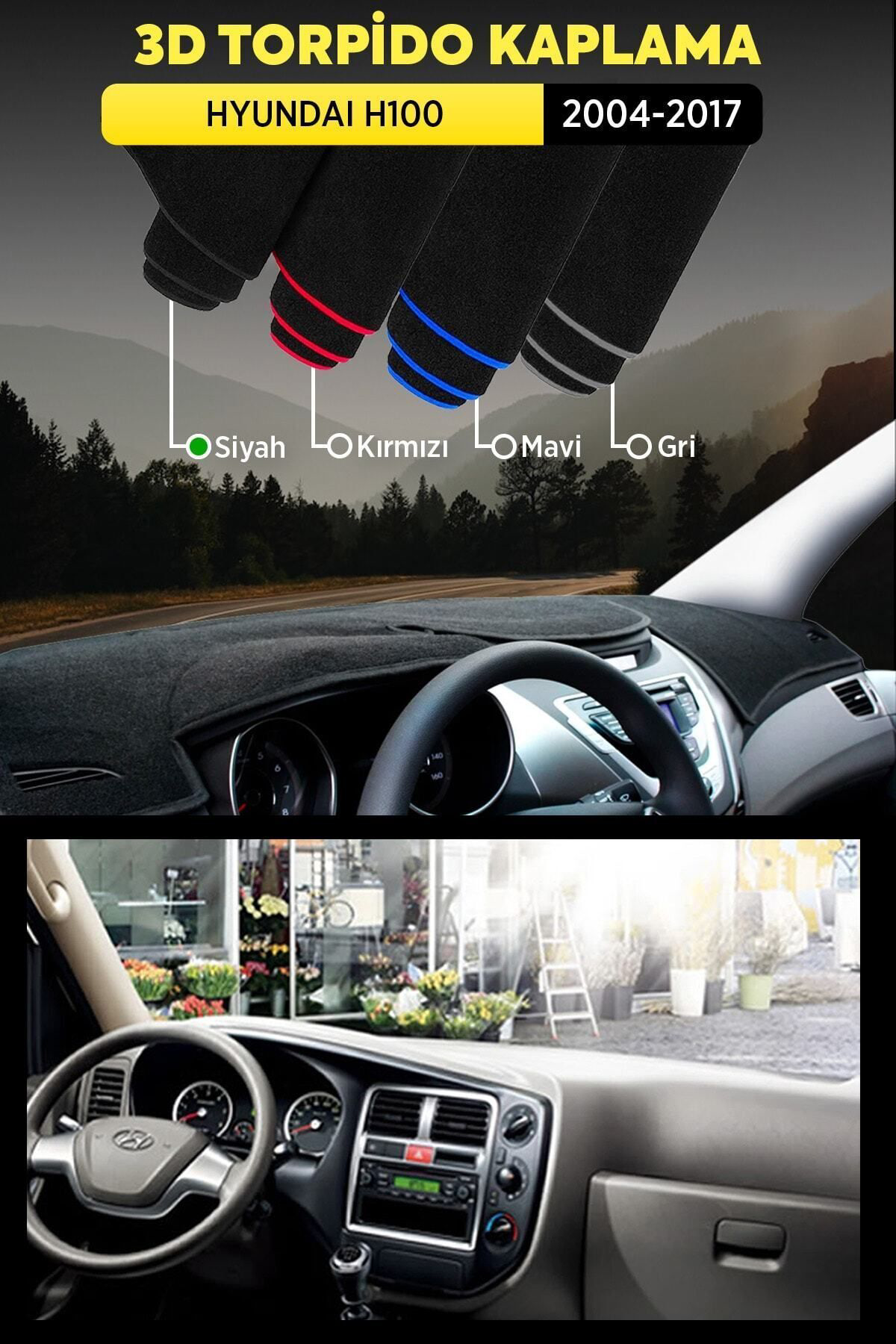 Hyundaı H100 (2004-2017) 3d Torpido Koruma Kılıfı - Ön Göğüs Pane