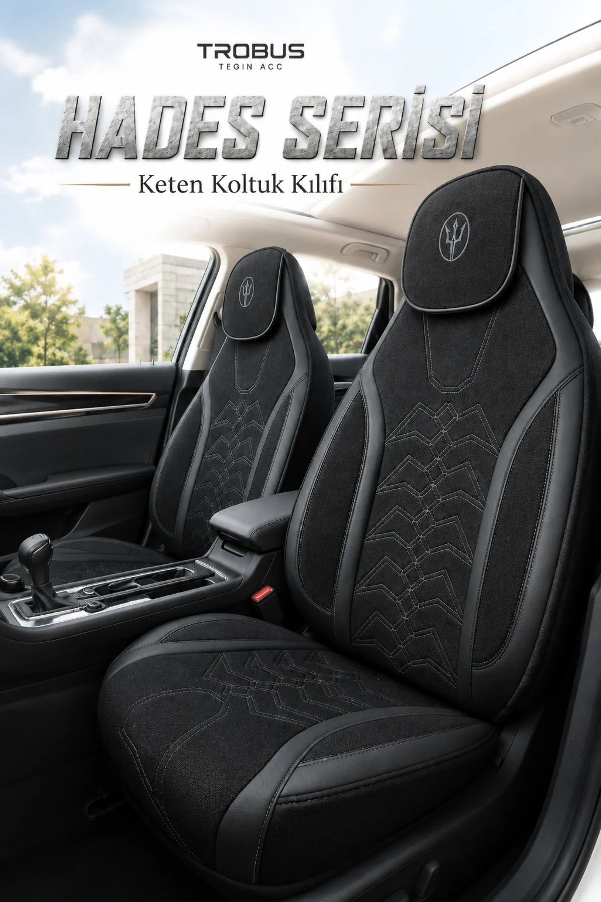 Hyundai İ-20 2020 ve Sonrası Uyumlu Hades Serisi Keten Oto Koltuk Kılıfı Siyah Fiyatı, Yorumları ve Özellikleri