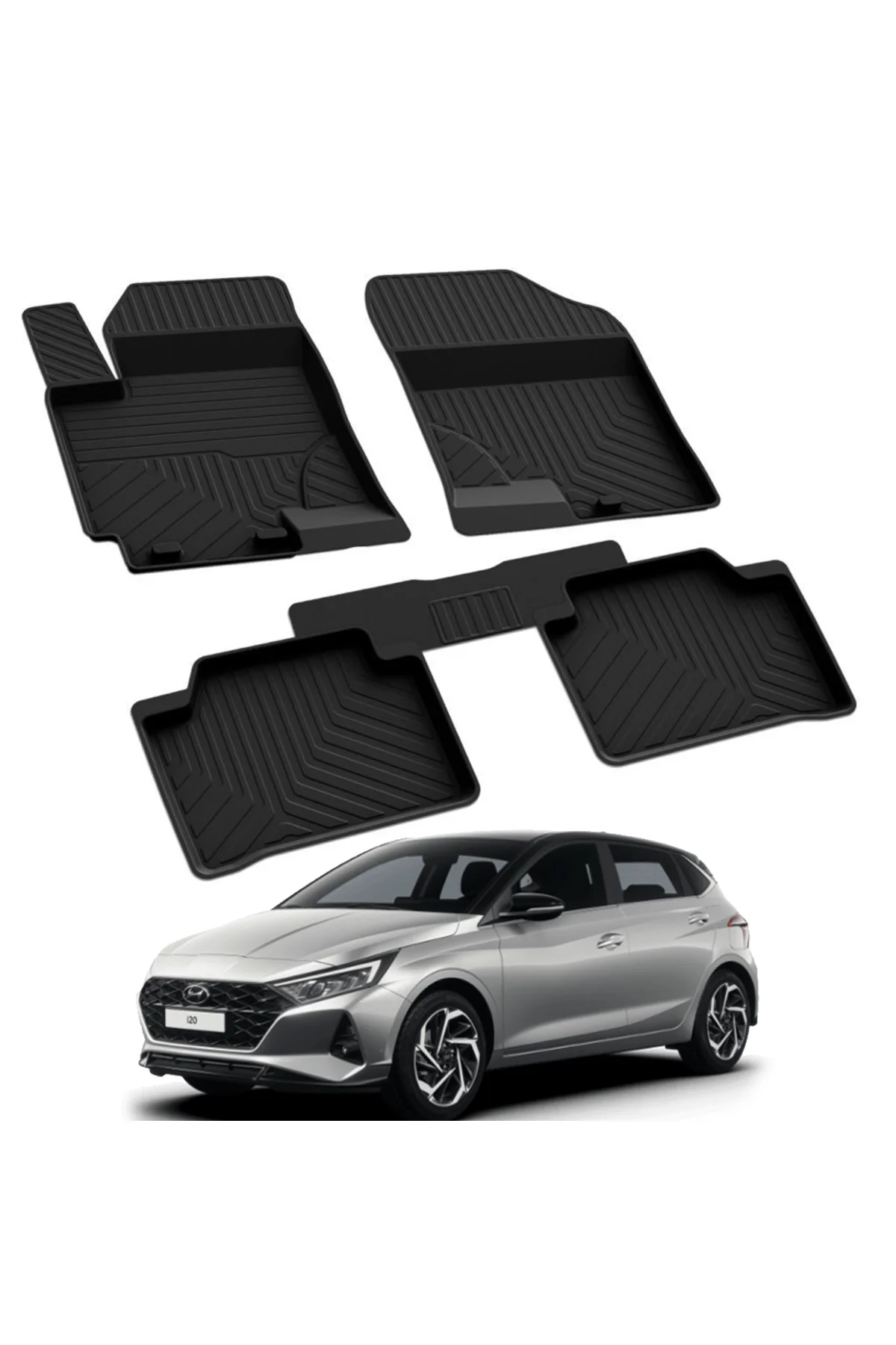 HYUNDAİ İ20-3 2020-2024 Model Yılları İçin Uyumlu Yeo 4D Havuzlu Paspas Takımı Fiyatı, Yorumları ve Özellikleri