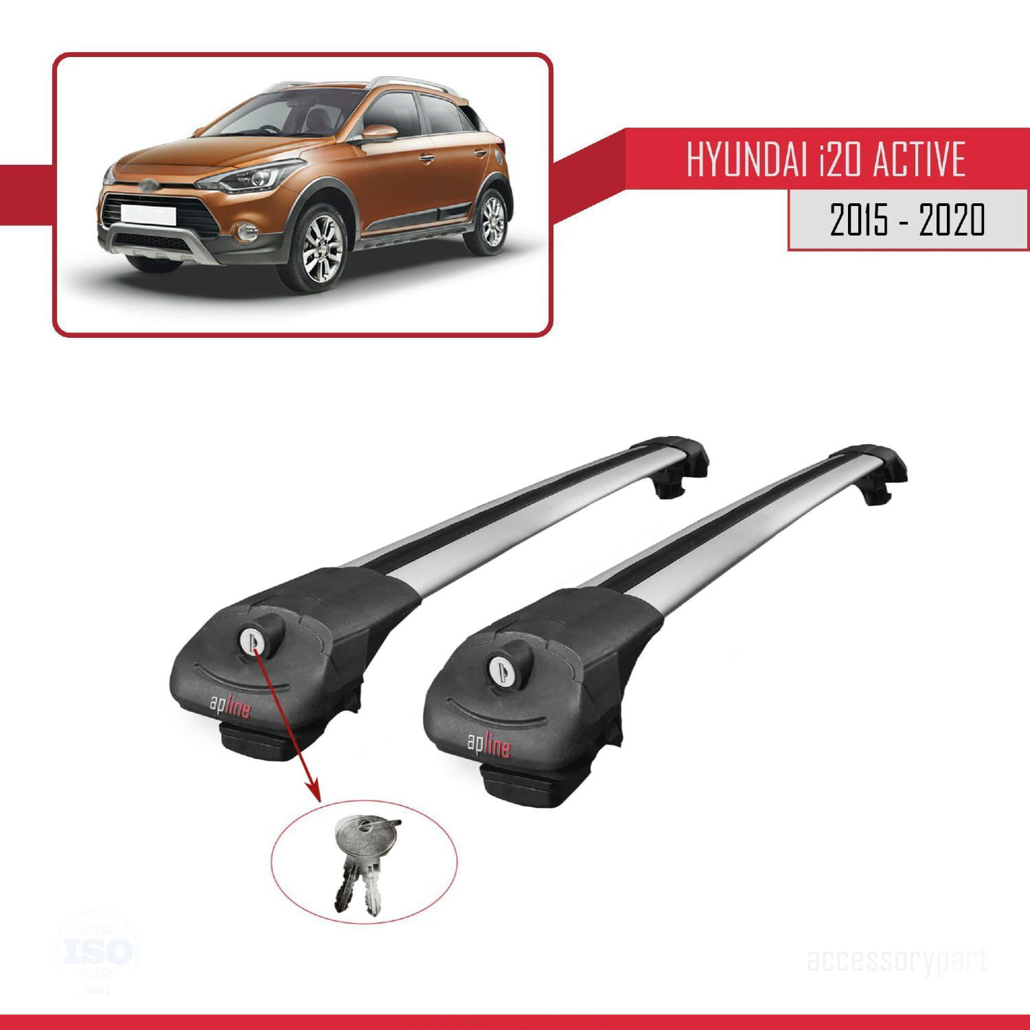 Hyundai i20 Active 2015-2020 Arası ile uyumlu ACE-1 Ara Atkı Tava