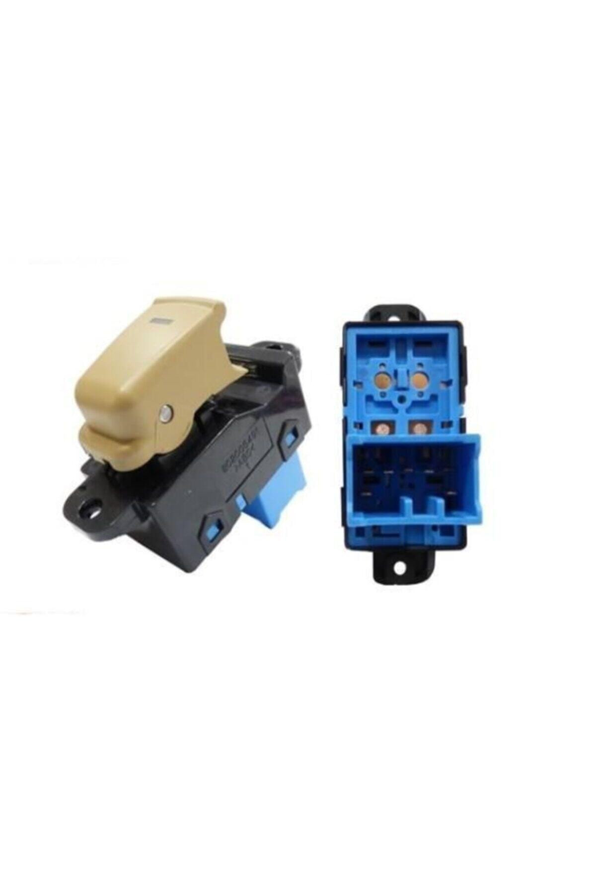 Maxtell Hyundai İ20 Tekli Cam Açma Düğmesi Anahtarı Bej 2014--2019