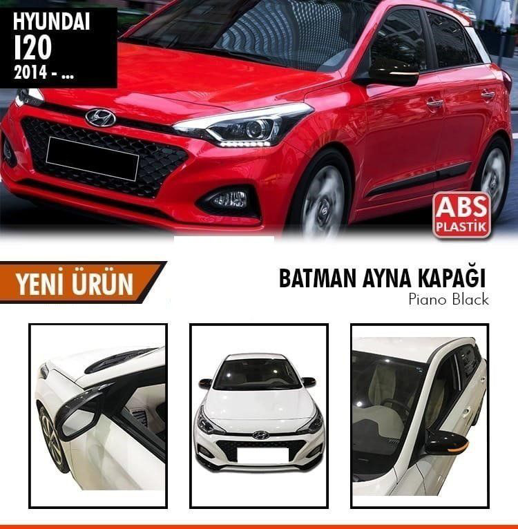 Hyundai İ20 Uyumlu 2014-2018 Sinyalli Batman Yarasa Ayna Kapağı (