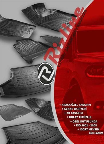Hyundai İ20 Uyumlu 2015 Sonrası 3D Havuzlu Paspas Orjinal Rizline