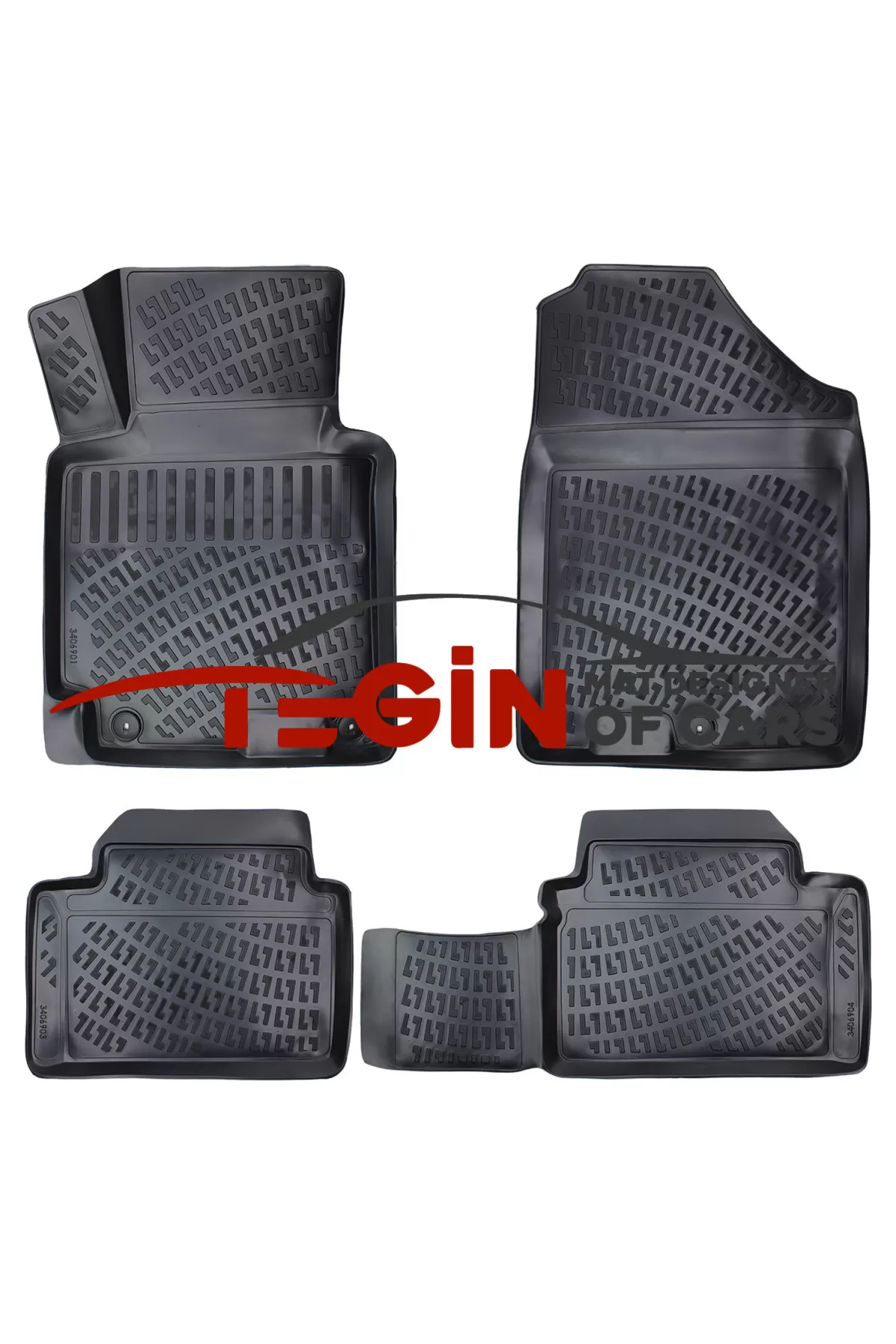 Hyundai İ30 2014 3D Havuzlu Paspas Siyah