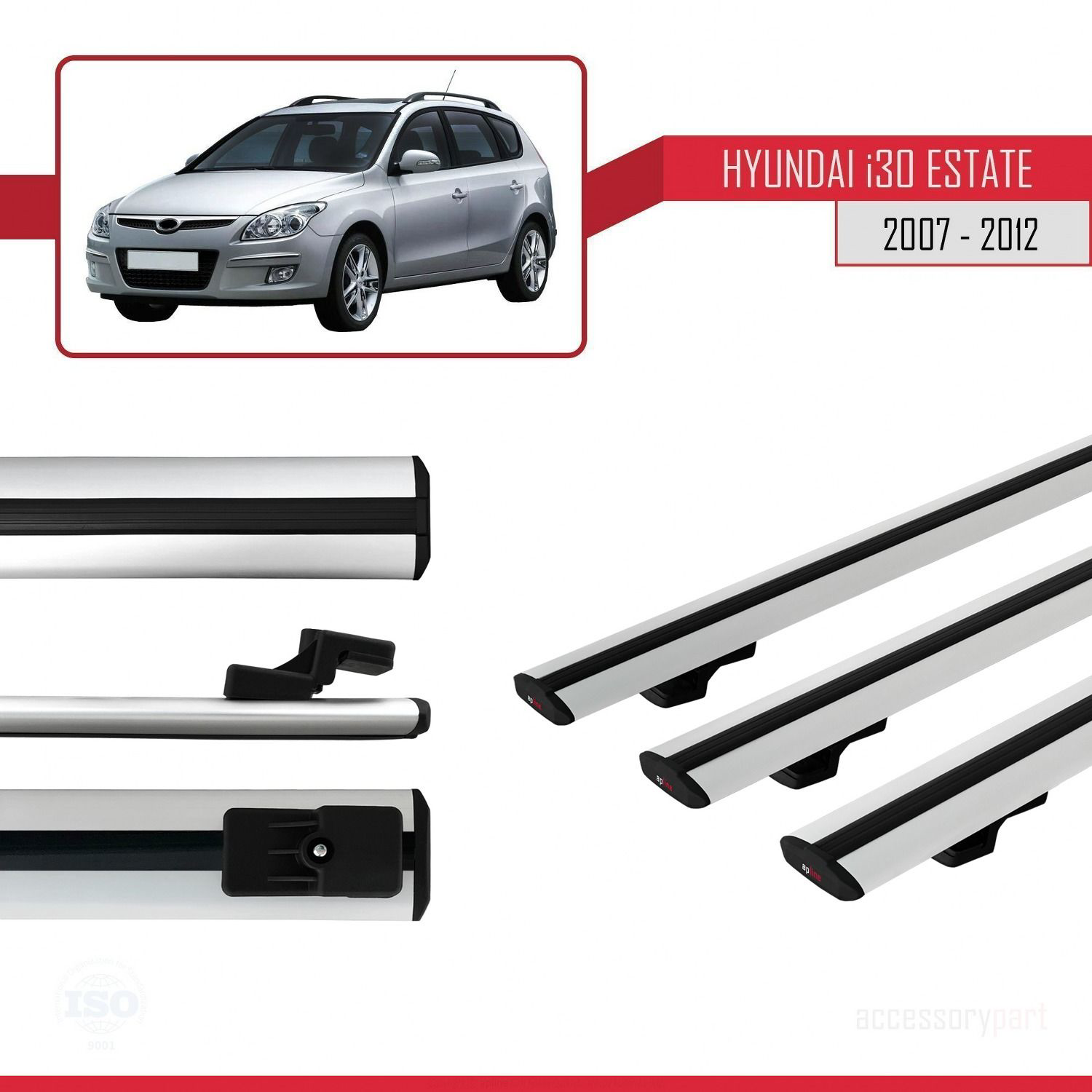 Hyundai İ30 ESTATE 2007-2012 Arası ile uyumlu Basic Model Ara Atk