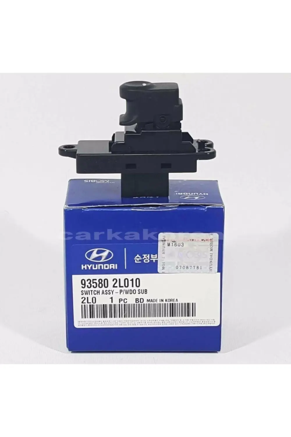 Hyundai I30 Tekli Cam Açma Düğmesi Anahtarı 2008--2011 Orjinal