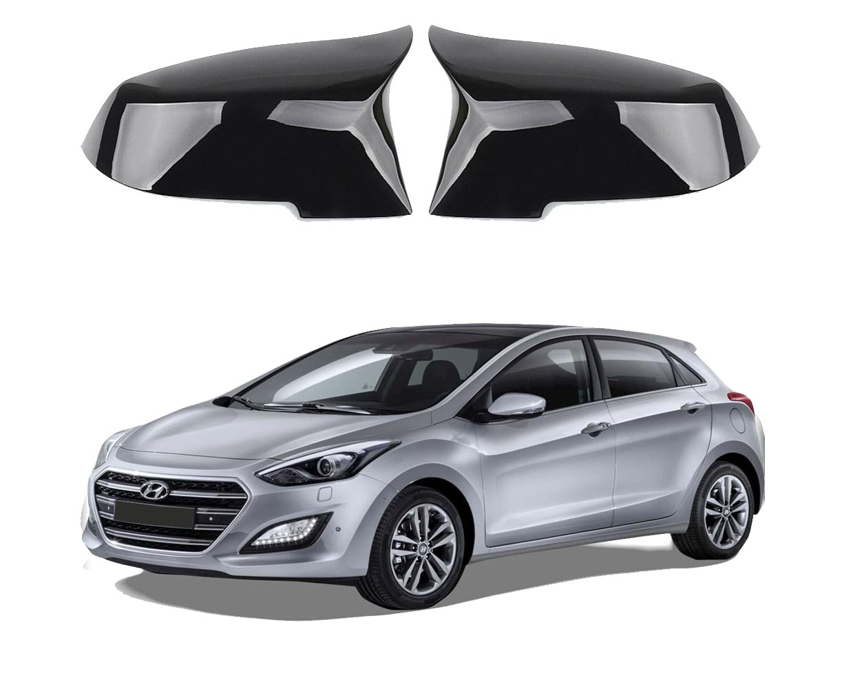 Hyundai İ30 Uyumlu (2012-2017) Batman Yarasa Ayna Kapağı (Parlak 