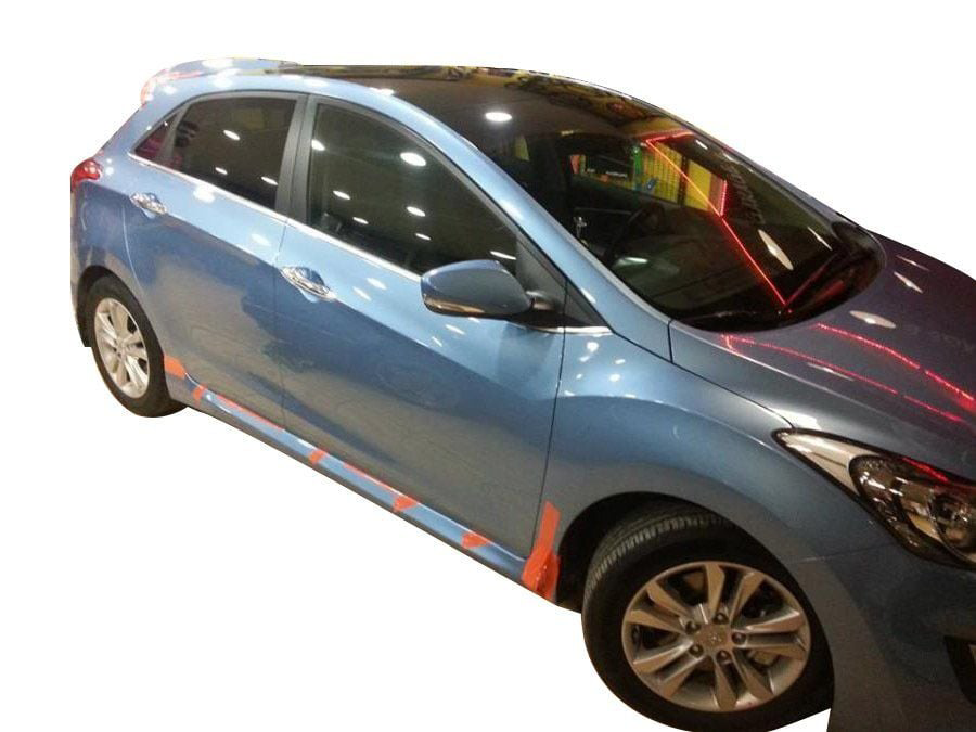 Hyundai İ30 Uyumlu (2011-2016) Custom Yan Marşpiyel Seti (Plastik