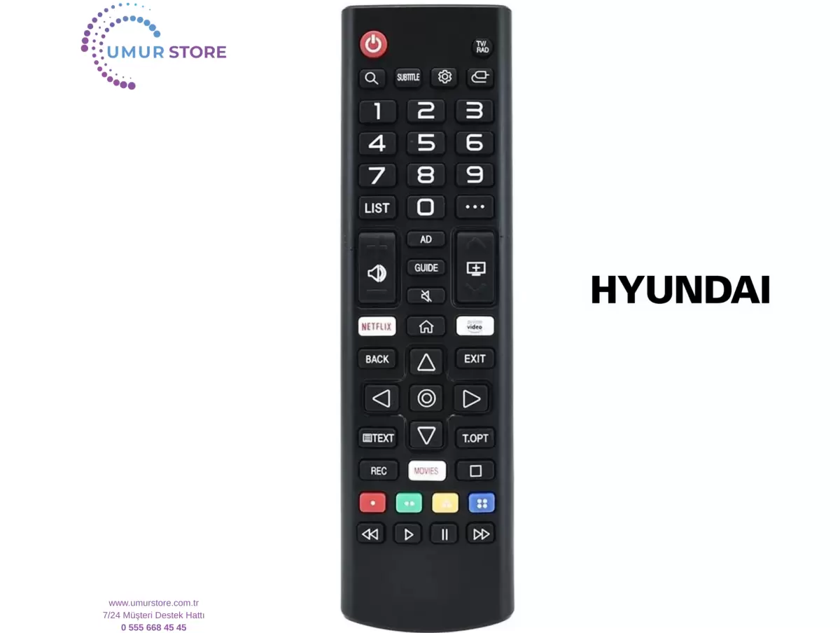 Hyundai İle Uyumlu Model 75HYN3205 Webos Tv Kumanda-Mikrofonsuz