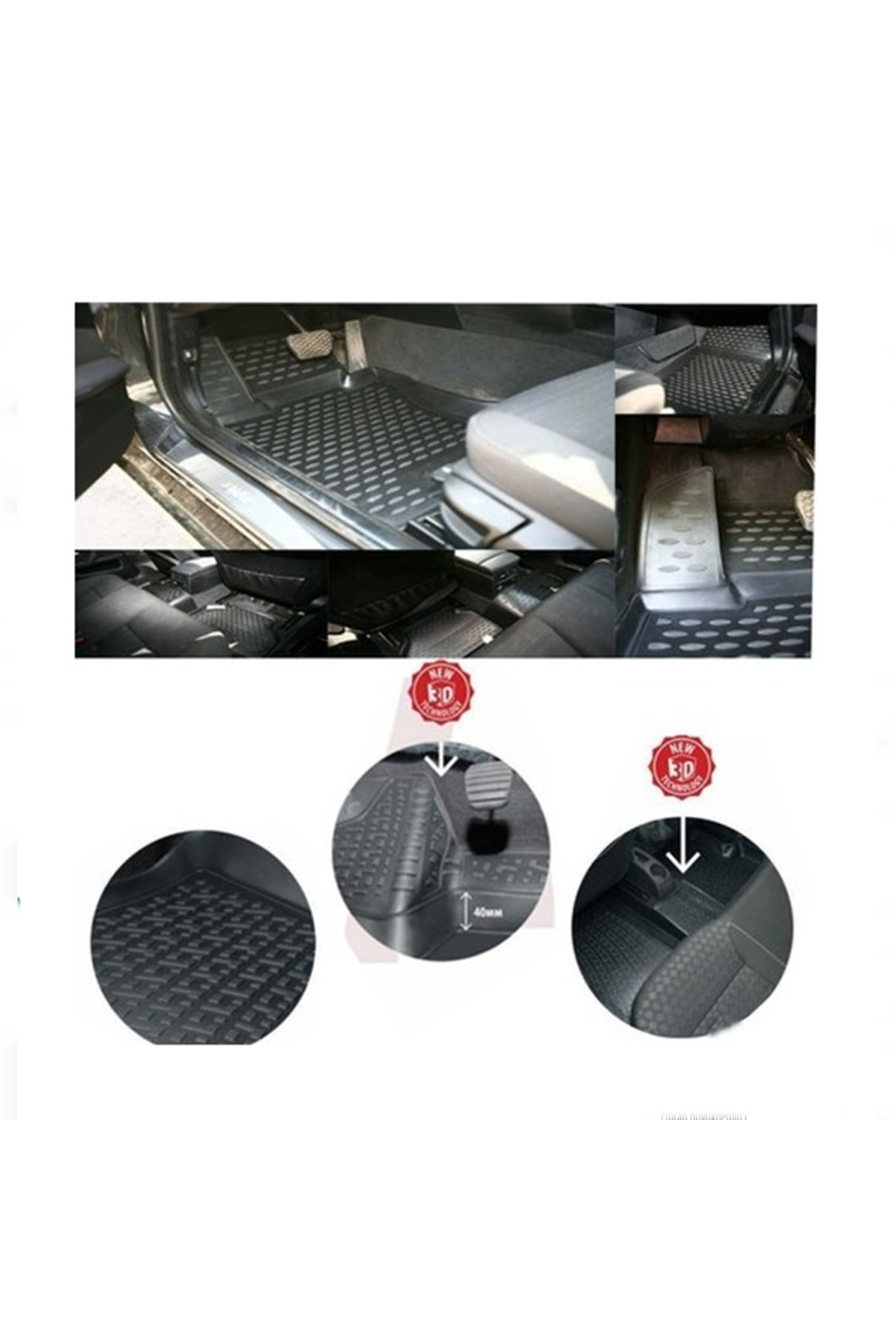 Hyundaı Ix35 2009 3D X-Mat Havuzlu Paspas