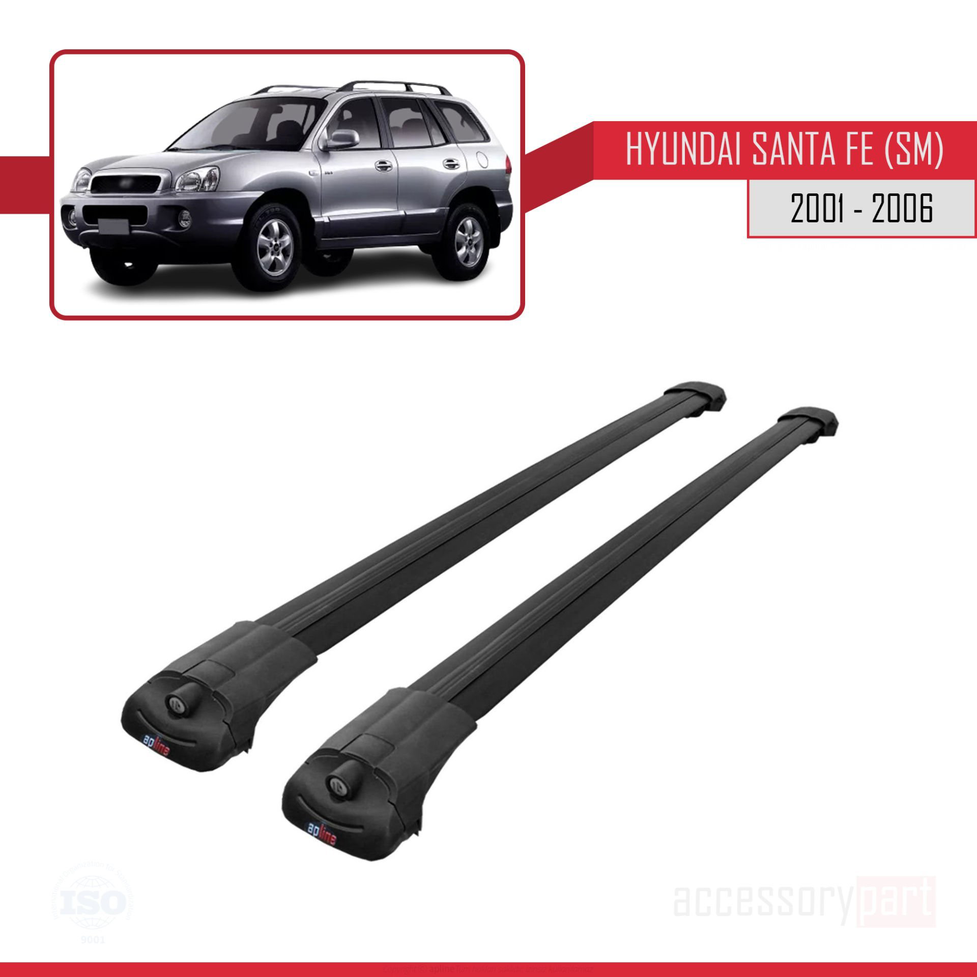 Hyundai Santa Fe (SM) 2001-2006 Arası ile uyumlu ACE-1 Ara Atkı T