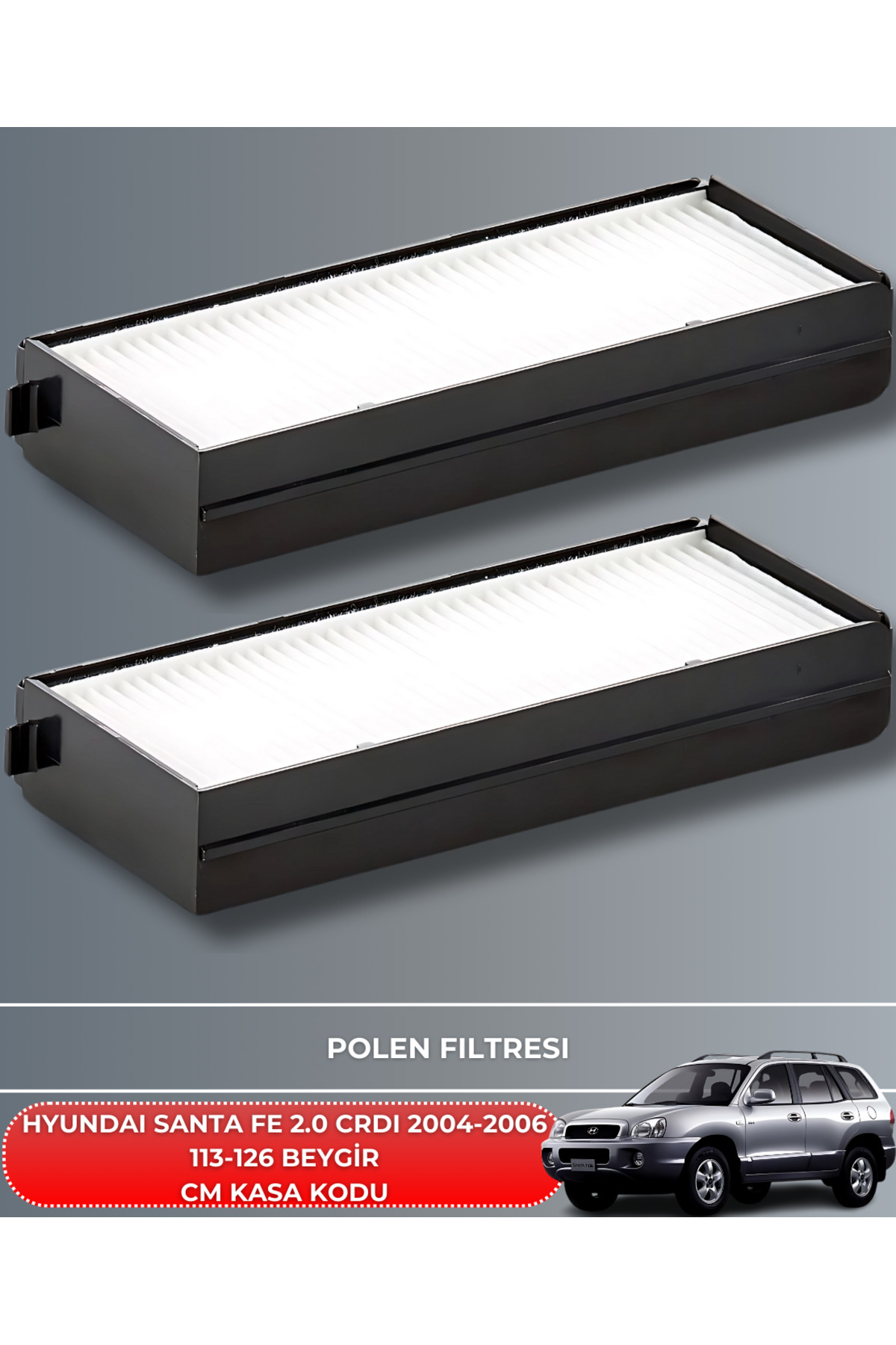 HYUNDAI SANTA FE 2.0 CRDI 2004-2005-2006 113-126 BEYGİR BAKIM SET