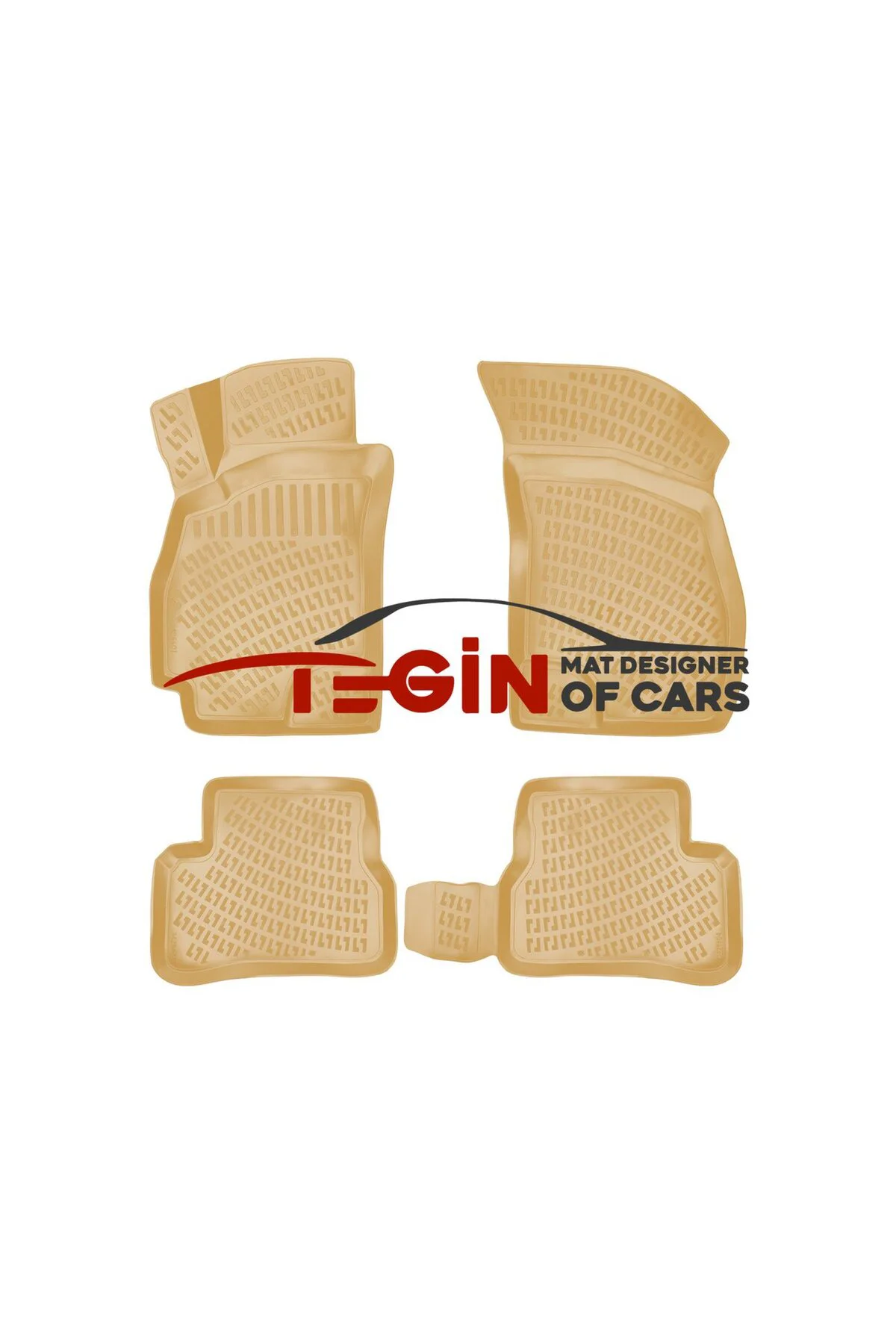 Hyundai Santa Fe 2006-2012 Otomatik Bej 3D Havuzlu Paspas