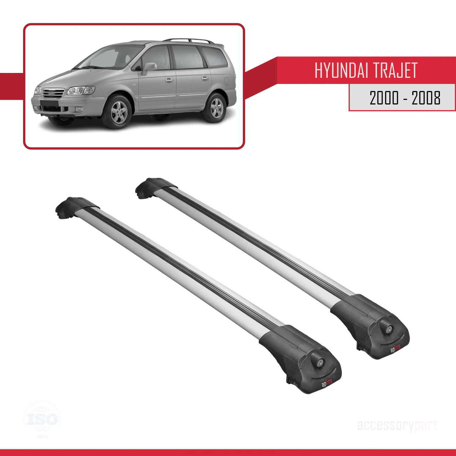 Hyundai Trajet 2000-2008 Arası ile uyumlu ACE-1 Ara Atkı Tavan Ba