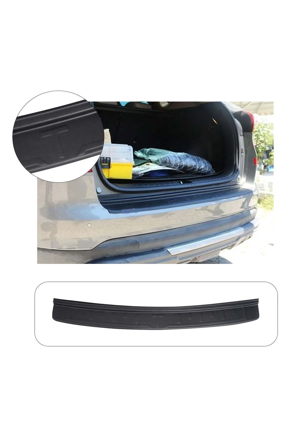 Hyundai Tucson 2018-2020 Uyumlu Arka Tampon Eşiği Koruma ABS Mat Siyah Hyundai Tucson 2018-2020 Uyumlu Arka Tampon Eşiği Koruma ABS Mat Siyah